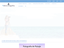 Tablet Screenshot of mallorcafotografica.com